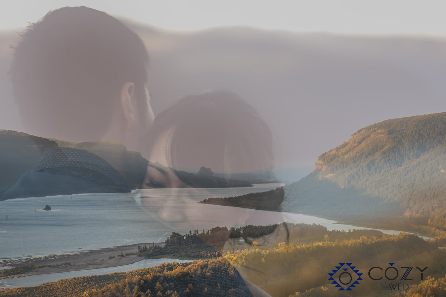 ポートランドのコロンビア渓谷とマルトノマの滝